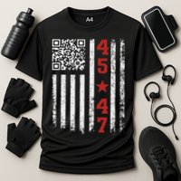 Funny Qr President Trump Dance Code Cooling Performance Crew T-Shirt