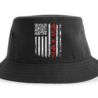 Funny Qr President Trump Dance Code Sustainable Bucket Hat