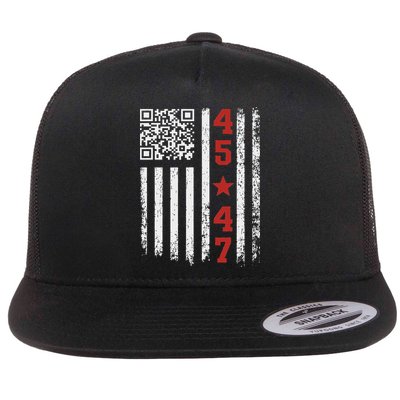 Funny Qr President Trump Dance Code Flatbill Hat