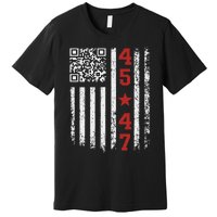 Funny Qr President Trump Dance Code Premium T-Shirt