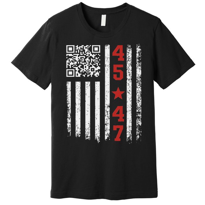 Funny Qr President Trump Dance Code Premium T-Shirt