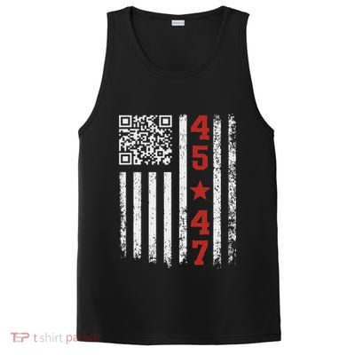 Funny Qr President Trump Dance Code PosiCharge Competitor Tank