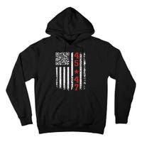 Funny Qr President Trump Dance Code Tall Hoodie