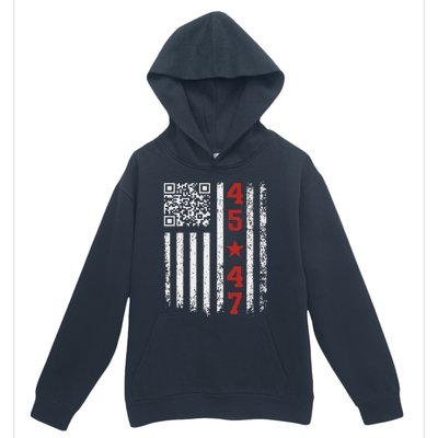 Funny Qr President Trump Dance Code Urban Pullover Hoodie