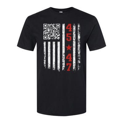 Funny Qr President Trump Dance Code Softstyle CVC T-Shirt