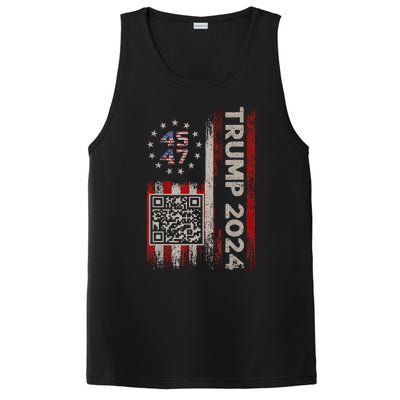 Funny Qr President Trump Dance Code Trump 4547 PosiCharge Competitor Tank