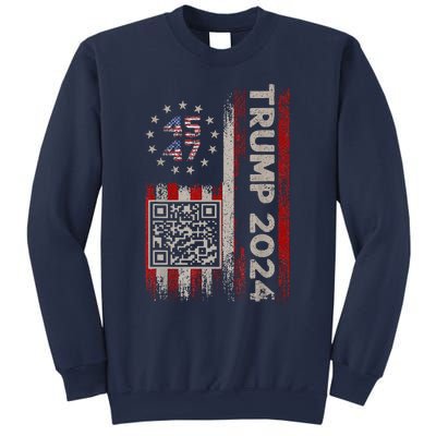 Funny Qr President Trump Dance Code Trump 4547 Sweatshirt