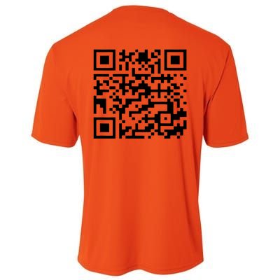 Funny Qr President Trump 45/47 Trump Dancing Code (Back) Cooling Performance Crew T-Shirt