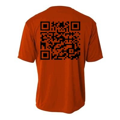 Funny Qr President Trump 45/47 Trump Dancing Code (Back) Performance Sprint T-Shirt