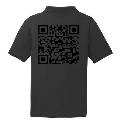 Funny Qr President Trump 45/47 Trump Dancing Code (Back) PosiCharge RacerMesh Polo