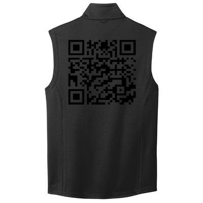 Funny Qr President Trump 45/47 Trump Dancing Code (Back) Collective Smooth Fleece Vest