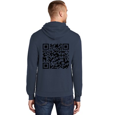 Funny Qr President Trump 45/47 Trump Dancing Code (Back) Hoodie