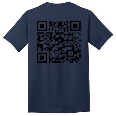 Funny Qr President Trump 45/47 Trump Dancing Code (Back) Tall T-Shirt