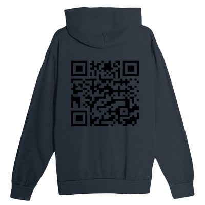 Funny Qr President Trump 45/47 Trump Dancing Code (Back) Urban Pullover Hoodie