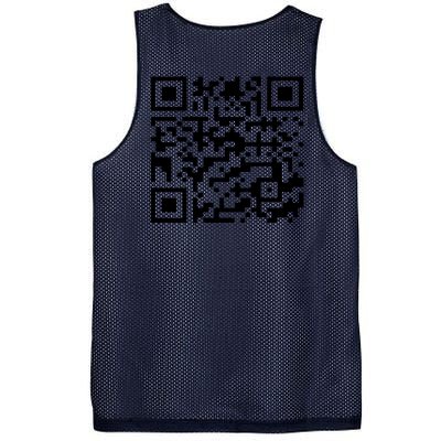 Funny Qr President Trump 45/47 Trump Dancing Code (Back) Mesh Reversible Basketball Jersey Tank