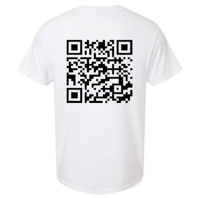 Funny Qr President Trump 45/47 Trump Dancing Code (Back) Garment-Dyed Heavyweight T-Shirt