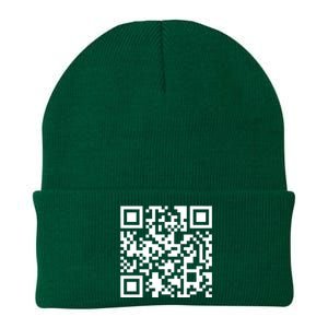 Funny Qr President Trump Dance Code Knit Cap Winter Beanie