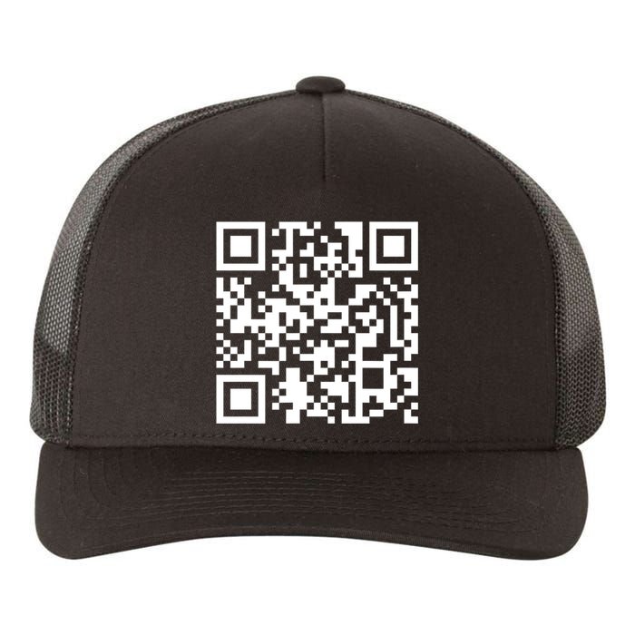 Funny Qr President Trump Dance Code Yupoong Adult 5-Panel Trucker Hat