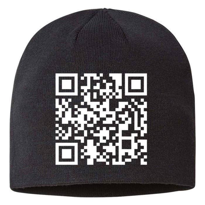 Funny Qr President Trump Dance Code Sustainable Beanie