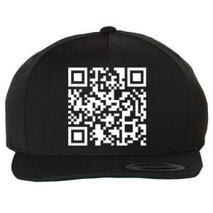 Funny Qr President Trump Dance Code Wool Snapback Cap