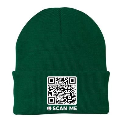 Funny Qr President Trump Dancing Code 4547 Knit Cap Winter Beanie