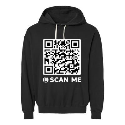 Funny Qr President Trump Dancing Code 4547 Garment-Dyed Fleece Hoodie