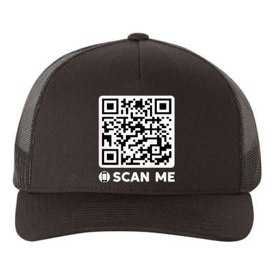 Funny Qr President Trump Dancing Code 4547 Yupoong Adult 5-Panel Trucker Hat