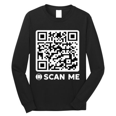 Funny Qr President Trump Dancing Code 4547 Long Sleeve Shirt