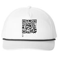 Funny Qr President Trump Dancing Code 4547 Snapback Five-Panel Rope Hat