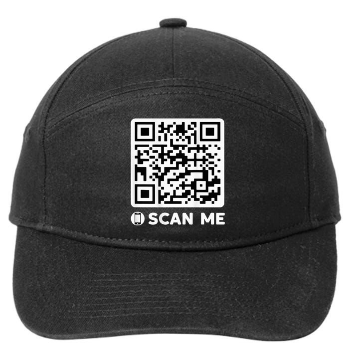 Funny Qr President Trump Dancing Code 4547 7-Panel Snapback Hat