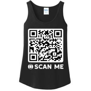 Funny Qr President Trump Dancing Code 4547 Ladies Essential Tank