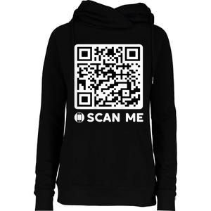 Funny Qr President Trump Dancing Code 4547 Womens Funnel Neck Pullover Hood