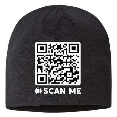 Funny Qr President Trump Dancing Code 4547 Sustainable Beanie