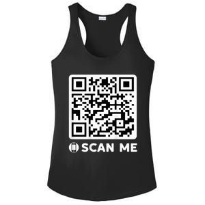 Funny Qr President Trump Dancing Code 4547 Ladies PosiCharge Competitor Racerback Tank