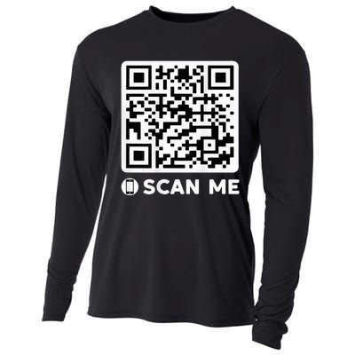 Funny Qr President Trump Dancing Code 4547 Cooling Performance Long Sleeve Crew