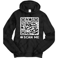 Funny Qr President Trump Dancing Code 4547 Tie Dye Hoodie