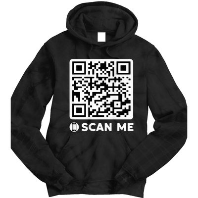 Funny Qr President Trump Dancing Code 4547 Tie Dye Hoodie