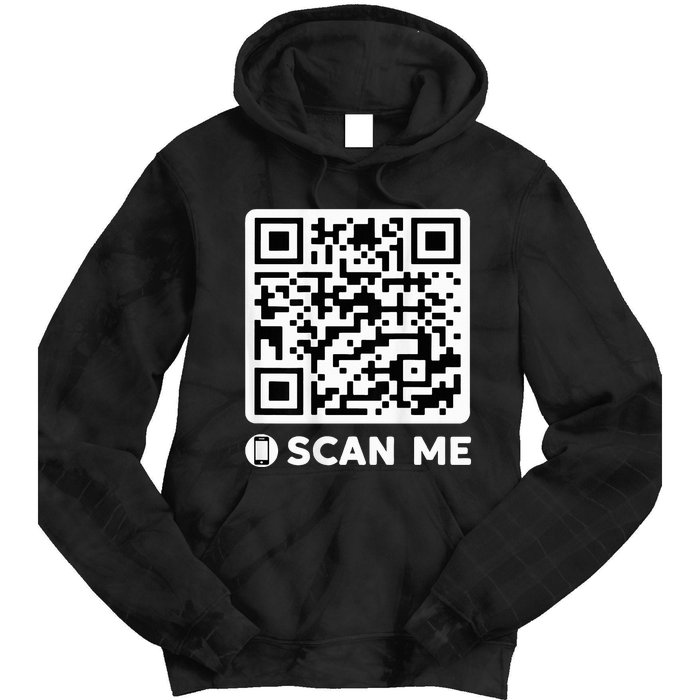 Funny Qr President Trump Dancing Code 4547 Tie Dye Hoodie