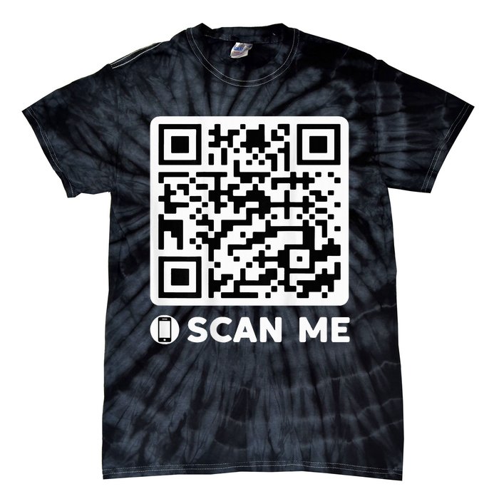 Funny Qr President Trump Dancing Code 4547 Tie-Dye T-Shirt