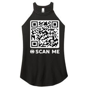 Funny Qr President Trump Dancing Code 4547 Women's Perfect Tri Rocker Tank