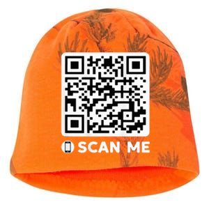 Funny Qr President Trump Dancing Code 4547 Kati - Camo Knit Beanie