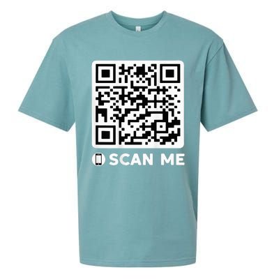 Funny Qr President Trump Dancing Code 4547 Sueded Cloud Jersey T-Shirt