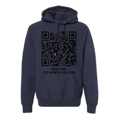 Funny Qr President Trump Dance Code Premium Hoodie