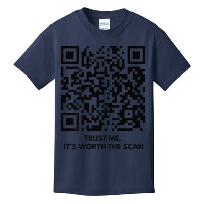 Funny Qr President Trump Dance Code Kids T-Shirt