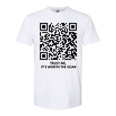 Funny Qr President Trump Dance Code Softstyle CVC T-Shirt