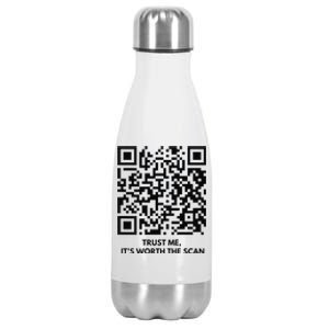 Funny Qr President Trump Dance Code Stainless Steel Insulated Water Bottle