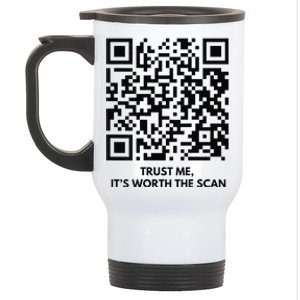 Funny Qr President Trump Dance Code Stainless Steel Travel Mug