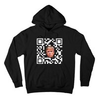 Funny Qr President Trump Dance Code Hoodie