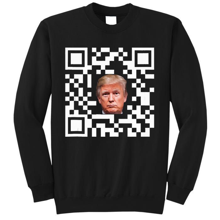 Funny Qr President Trump Dance Code Sweatshirt