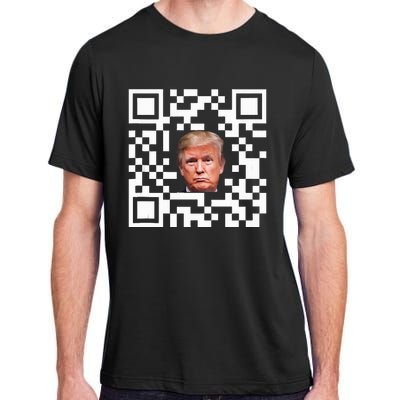 Funny Qr President Trump Dance Code Adult ChromaSoft Performance T-Shirt